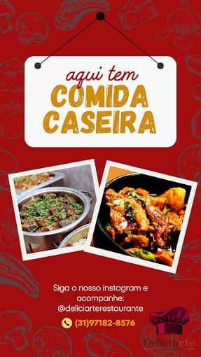 Cardápio do restaurante Deliciarte