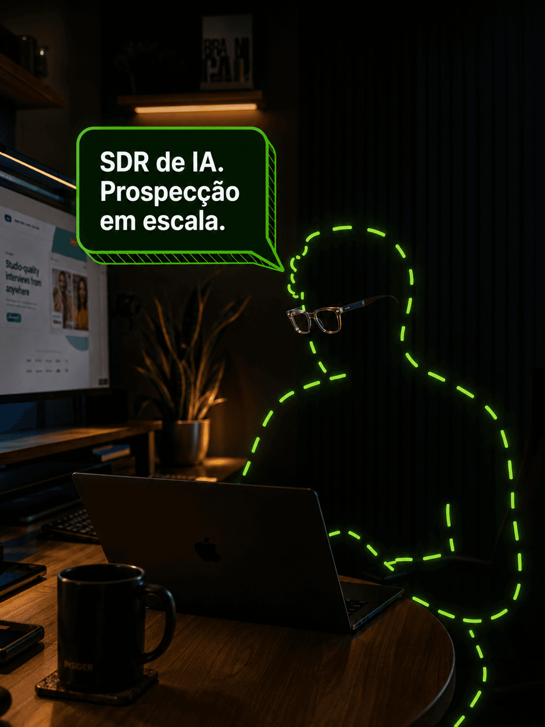 Ilustração da solução de prospecção da Nyveon